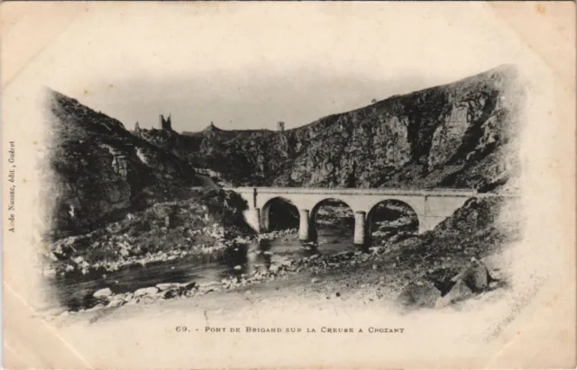 CPA Crozant Pont de Brigand s la Creuse FRANCE (1050258)