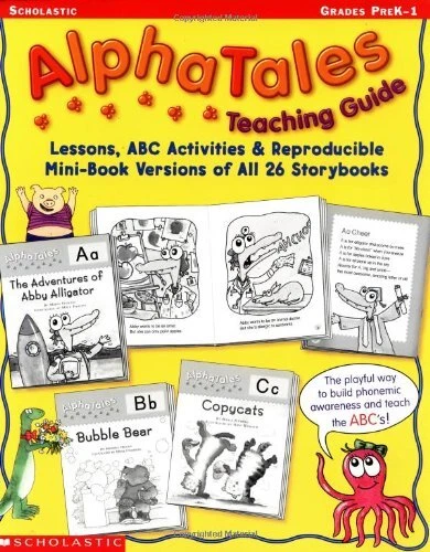 ALPHA TALES LESSONS, ABC ACTIVITIES, AND REPRODUCIBLE By Scholastic Press *VG+*