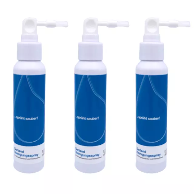 3x Gerland Reinigungsspray (3x100ml) - für Hörgeräte und Otoplastiken - 3er Pack