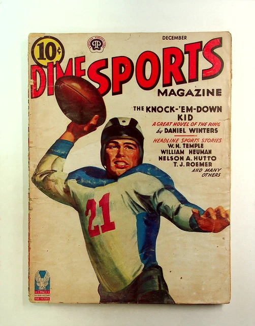 Dime Sports Magazine Pulp Dec 1943 Vol. 13 #6 GD/VG 3.0