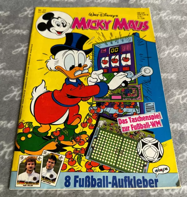 Walt Disney Micky Maus Nr 22 / Mai 1990
