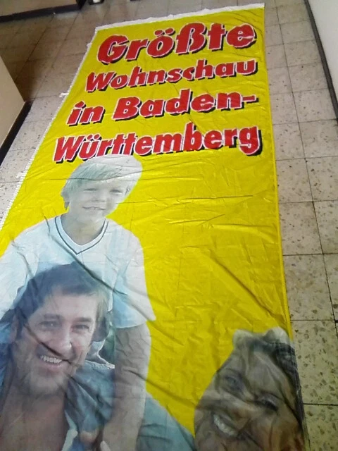 Fahne "Mega Geiles Wetter" - 25 X 40 Cm, Polyester, Wetterfest Mit Hohlsaum Für Stab