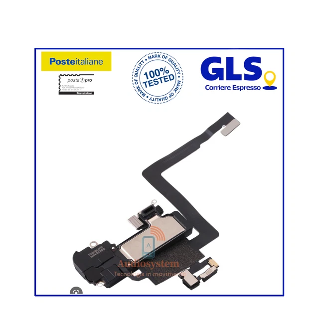 Altoparlante E Sensore Luce Per IPhone X 5.8 Pollici - Kit Riparazione Con Microfono E Cacciaviti - Foto 3