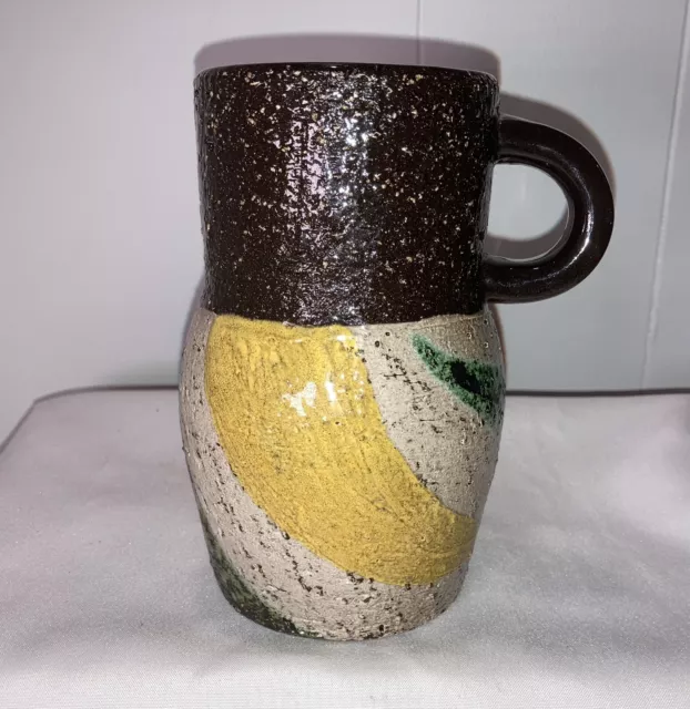 Sweden MCM  Upsala Ekeby Ingrid Atterberg CAMPO Series Ceramic Handled Vase 1960