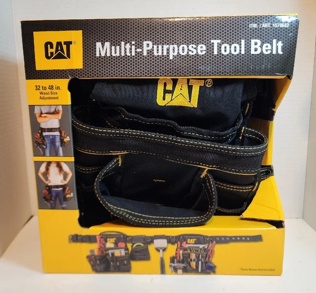 CAT CATERPILLAR TOOL Belt Muti Purpose 32 To 48 in 2 Bag 19 Pocket