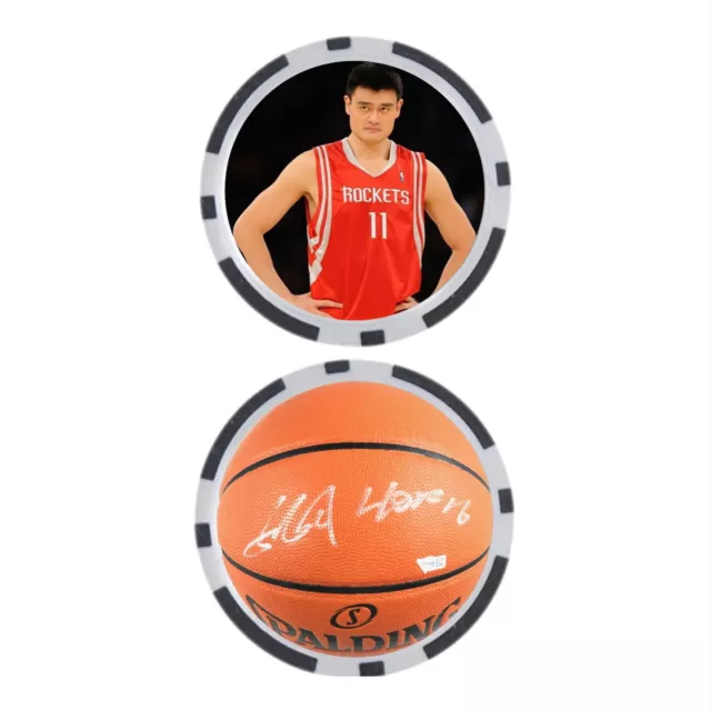 Yao Ming - Houston Rockets - Poker Chip - Golf Ball Marker **Signed**