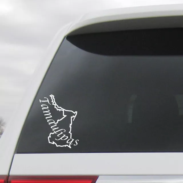 TAMAULIPAS Map TAMPS  TAM Mexico Estado Reynosa  Vinyl Cut Sticker Decal #2 2