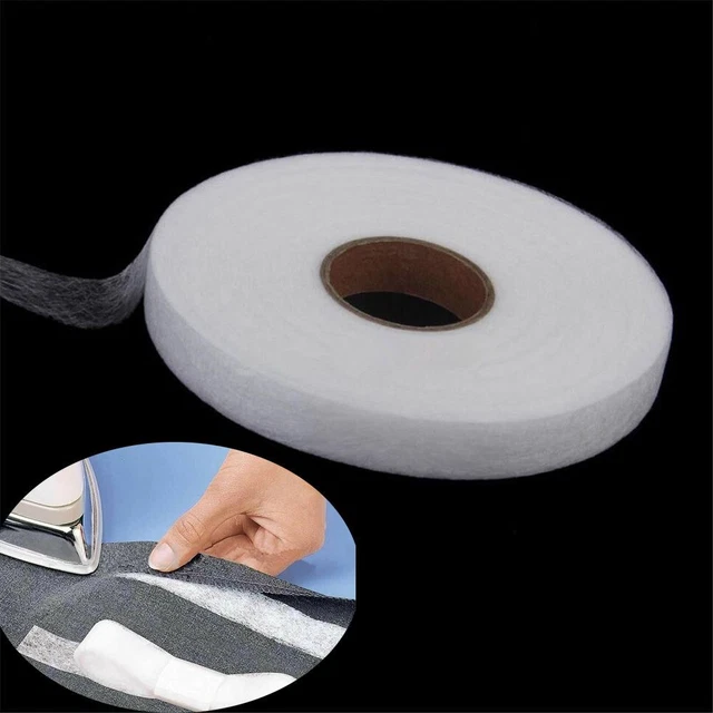 LACE IRONON SEWING Garment Fabric Tape Fuse Hem Tape Hemming Tape Wonder  EUR 3,19 PicClick FR