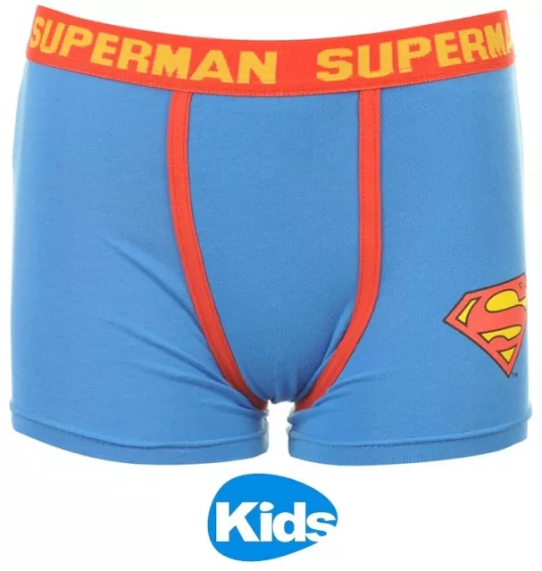 ✅ DC COMICS Kinder Boxershorts Superman Jungen 92-158 Unterhose Unterwäsche NEU