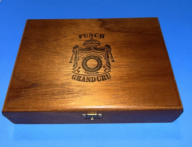 Punch Grand Cru Robustas Spanish Honduras Empty Wood Cigar Box