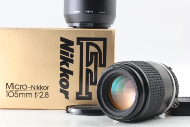[Rare TOP MINT in Box] Nikon Ai-s Micro Nikkor 105mm f/2.8 MF Macro Lens JAPAN