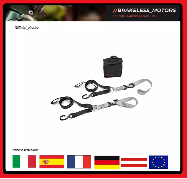 Cam Buckle Strap Duo - Correas De Fijación De Poliéster Para Moto Scooter...