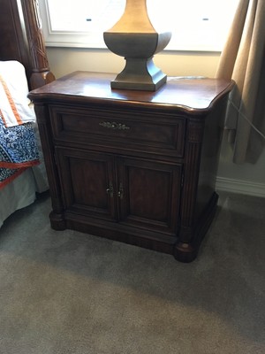 Complete Drexel Heritage King Bedroom Set, Laureatte Model, Bed,Armoire,Dresser+ 11