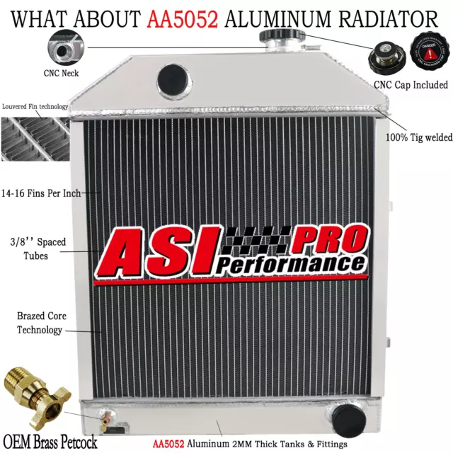 Tractor Radiator  For Ford New Holland 2000 2600/3000/3100 3500 4000+ C7NN8005H