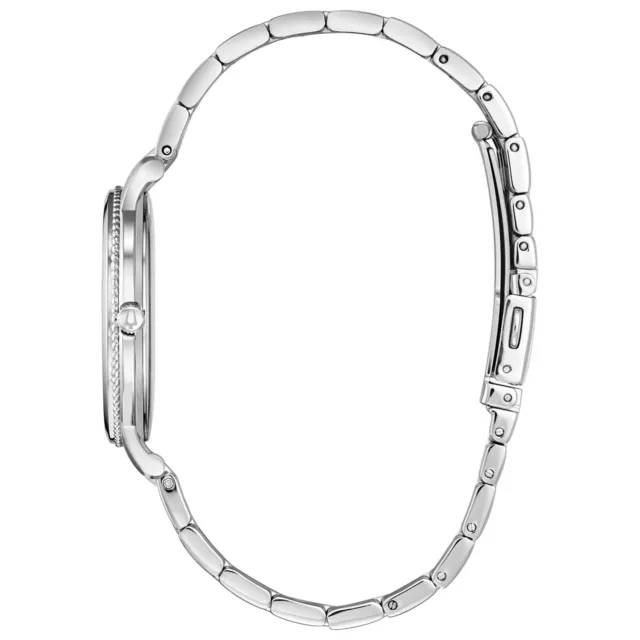 Bulova Women's Quartz Diamond Accent Silver Stainless Steel Watch 32MM 96P206 3