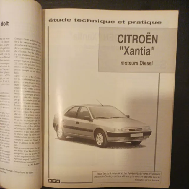 Revue Technique Citroën Xantia 1.9d td X SX VSX turbo D RTA évolution Opel Corsa 3