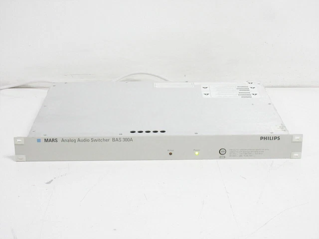 Philips Bas-300A 24X8 Bosch Bts Mars Analog Audio Switcher Matrix