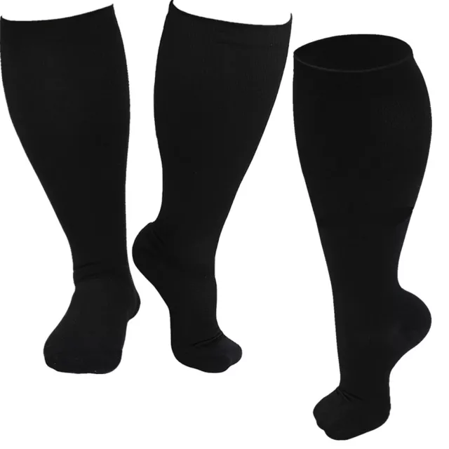 XXXL Compression Socks Wide Calf For Blood Circulation Muscle Fatigue Soreness