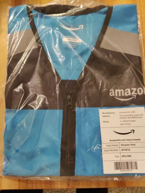 Amazon Vest NEW 2XL 3XL DSP Flex Delivery Driver Safety Vest new in plastic