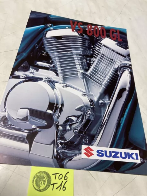 Suzuki VS800GL Intruder VS800 GL brochure de vente catalogue prospectus VS 800