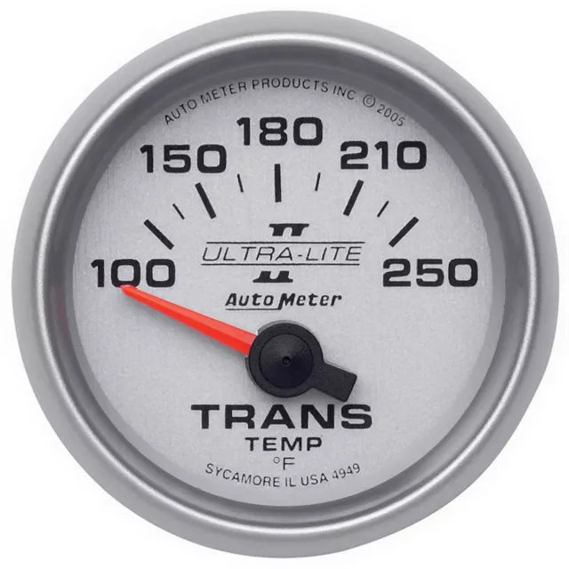 AutoMeter 4949 Ultra-Lite II Transmission temperature gauge 2-1/16 in., Electric