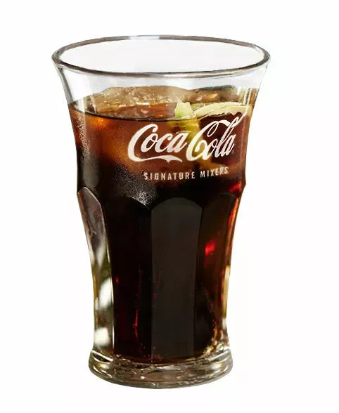 Personalised, Rare Coca Cola Signature Mixers Glass, Engraved Gift