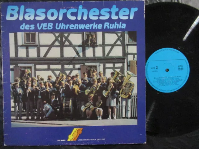 Blasorchester Veb Uhrenwerke Ruhla / Lp Ddr 1986 Amiga 845316