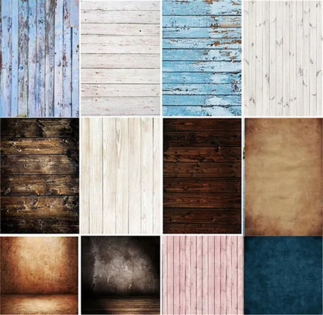 Multiple Types Wooden Board Vinyl Photography Backdrop Photo Background Props