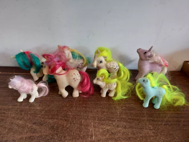 My Little Pony G1 Lot Surprise Baby Moon Dancer Morning Glory Gusty Powder Windy