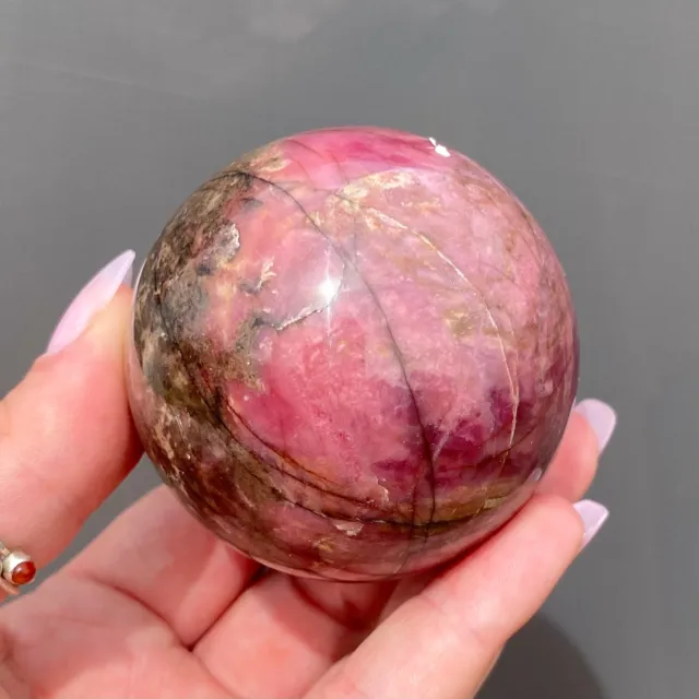 Rhodonite Sphere