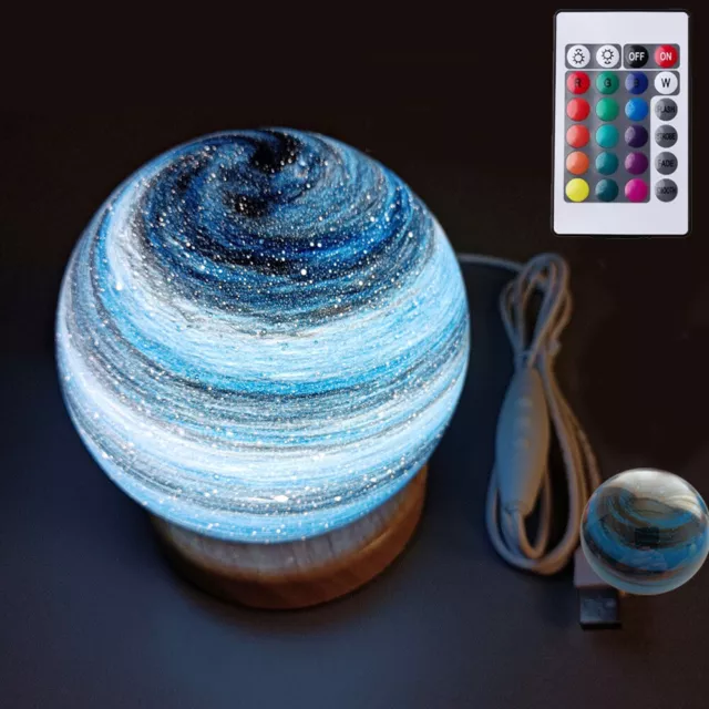 LED Galaxy Starry Night Light Projector Ocean Star Sky Party Baby Kids Room Lamp