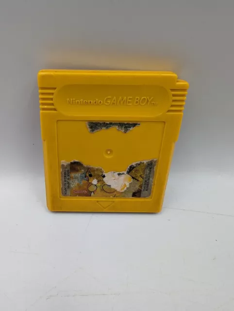 Pokémon Giallo Gameboy PAL EUR Test e Funzionante Autentico Gioco Strappato Etichetta