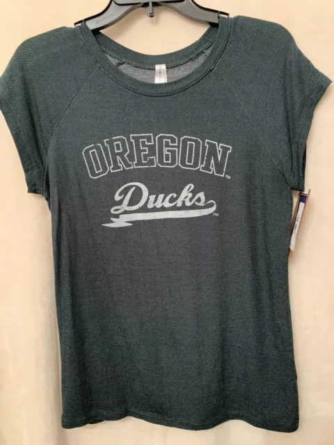 Womens University of Oregon Ducks Green Shirts Small T-Shirt NWT NCAA