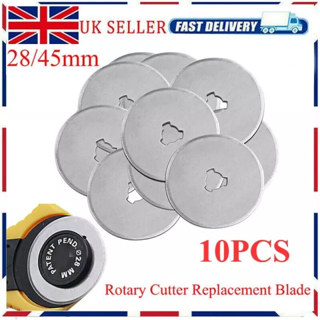 45mm Round Wheel Rotary Cutter Quilting Sewing Roller Fabric Cutting Tool