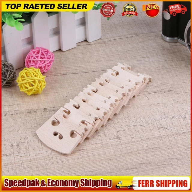 10pcs 4/4 Violin Bridges Handmade Maple Fiddle Bridge Violins Accessories