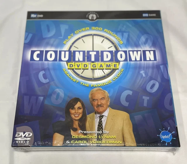 COUNTDOWN DVD INTERACTIVE Tv Board Game Desmond Lynam Carol