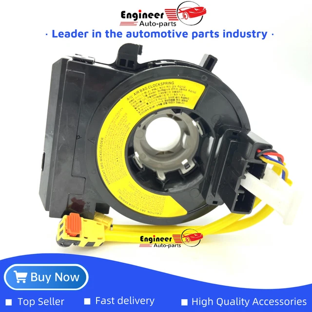 OEM Airbag Clock Spring Plug Connector For 2019-2020 Hyundai Santa Fe – Driver Side, Unbranded Replacement