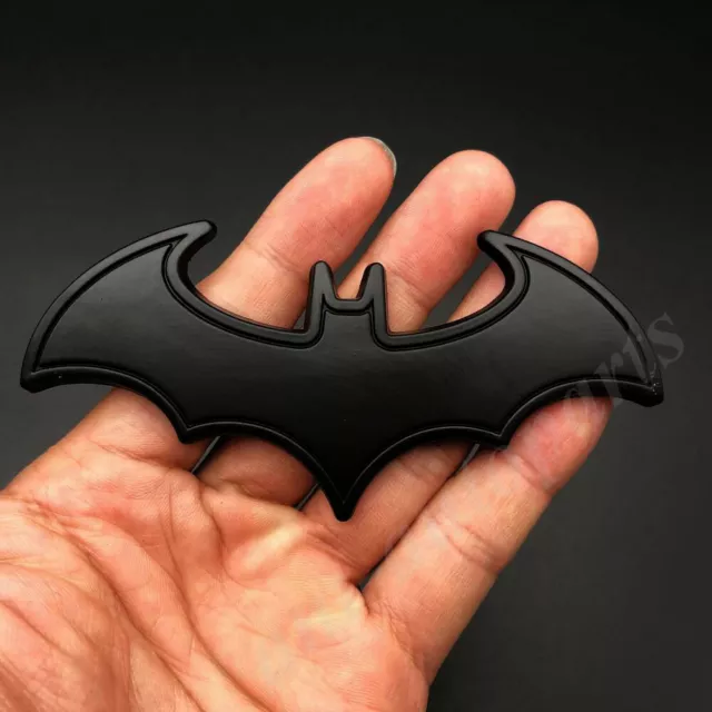 Métal Bat Man badge Noir autocollant de voiture de moto 3D
