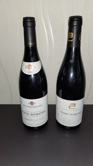 Lot de 2 bouteilles de Vosne Romanée 2019
