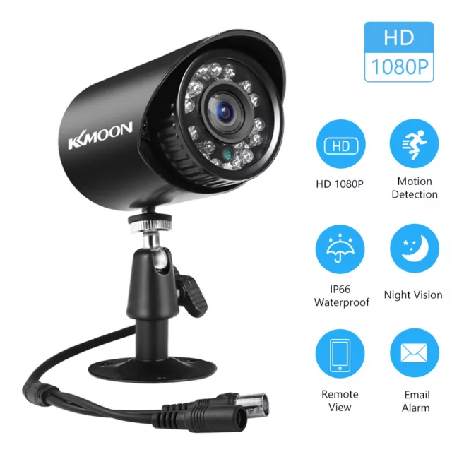 KKmoon 1080P 2MP Indoor Outdoor CCTV Kamera 1/4" CMOS 3.6mm Lens Nachtsicht