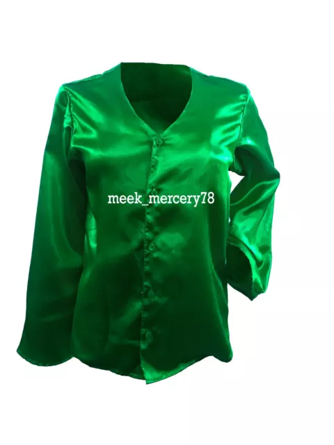 Ufficio Abbigliamento Casual Nervature Tunica Camicia Verde Donna Button Down