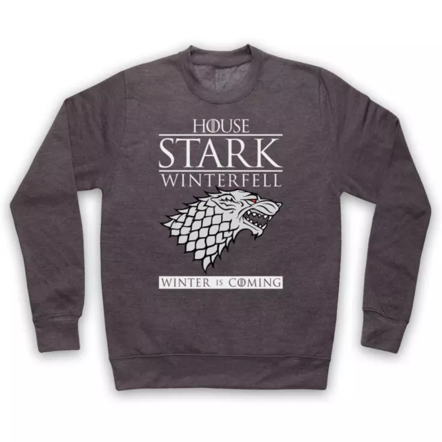 Felpa Unisex Game Of Thrones House Non Ufficiale Stark Got Winter Wolf Adulti