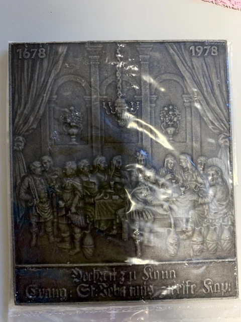 BUDERUS Plakette aus Gusseisen: Hochzeit zu Ghana, 1978
