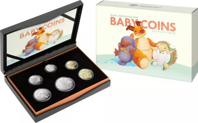 2021 Australian Proof Baby Coin Set Lovely Gift - RAM