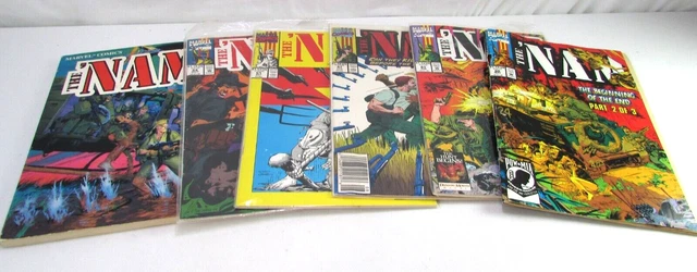 Lot of (6)- Marvel The 'Nam Comics #'s 47,61,80,81,84 and Volume 2 3
