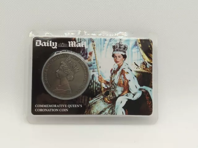 United Kingdom Daily Mail Commemorative Queen Elizabeth II Coronation Coin