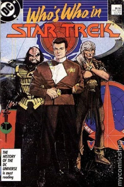 Who's Who in Star Trek #1 FN- 5.5 1987 Stock Image Low Grade