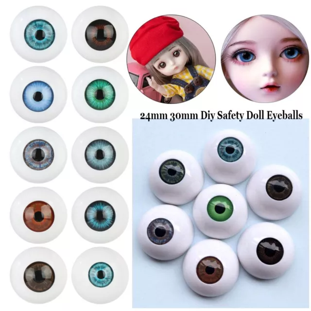 For BJD Doll DIY Doll Making Crafts Acrylic Eyes Doll Eyeball Safety Animal Toy
