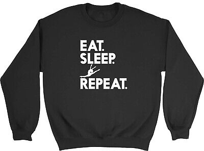 Eat Sleep Ballet Repeat Mens Womens Sweatshirt Jumper