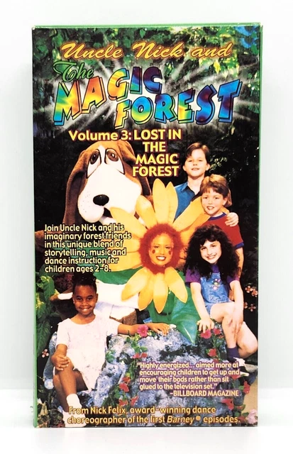 UNCLE NICK & The Magic Forest Volume 1-3 Sealed VHS Set Kids